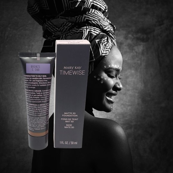 Bronze C 160 (Cool) Matte 3D Foundation - Combo-to-Oily Skin TimeWise…Ma… - Picture 5 of 6